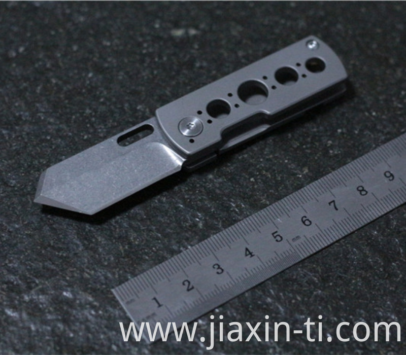 titanium folding knife